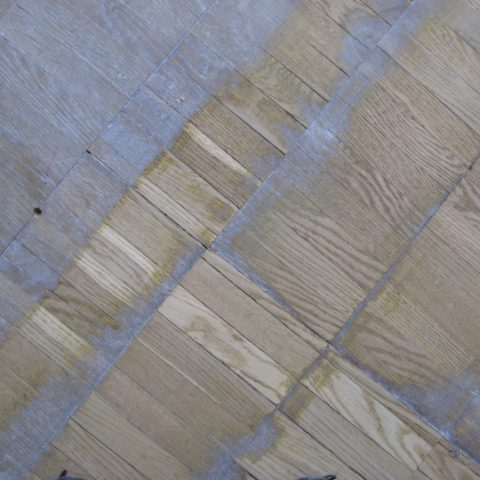 Пол до циклевки